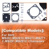 Mtanlo Carb Repair Rebuild Kit Fit For Stihl MS271 MS291