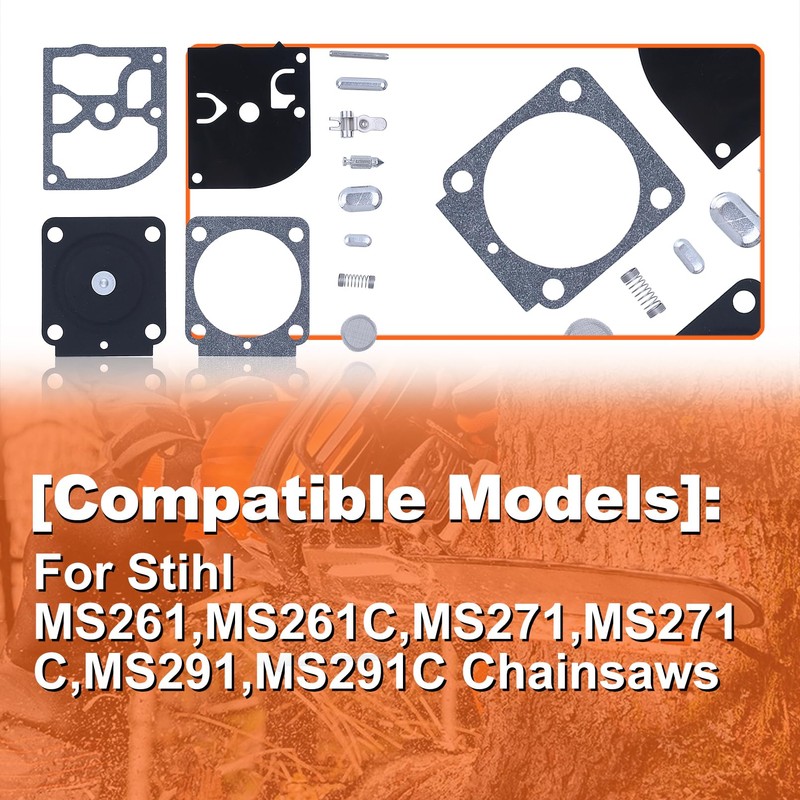 Mtanlo Carb Repair Rebuild Kit Fit For Stihl MS271 MS291