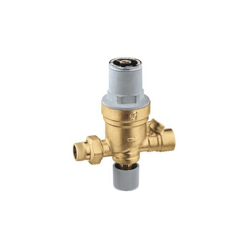 Caleffi 553549A AutoFill Automatic Boiler Fill Valve, Pressure Indicator, Sweat