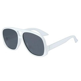 Cyxus 1260 Sunglasses, Women's, Men's, UV Protection, UV Protection, Small Face Effect, Driving, Climbing, Travel, Sports, Fashionable, white