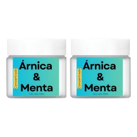 Pomada Natural De Árnica Para Dolores Musculares 100 Ml 2 Pz Árnica Y Menta