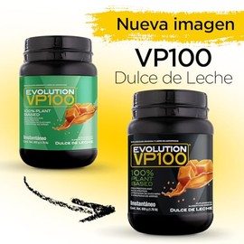 EVOLUTION, Proteína Vegetal, VP100, Vegan Protein, Suplemento Alimenticio, Aminoácidos Esenciales, Sin Gluten, Low Fat, Low Carb, Post Workout, 17.4 P