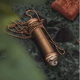 JP GAMES LTD Handmade Mini Pocket Brass Teleidoscope - Made in Israel by Roy Cohen