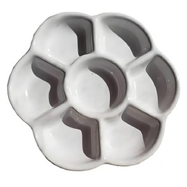 Watercolor Palette Tray | Art Supplies for Watercolor Painting for Studio, Plein Air and Travel Painting (White)​