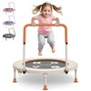 BCAN 36'' Toddler Trampoline, ASTM Certified-Foldable Mini Trampolines for Kids