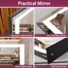 Hasipu Vanity Mirror with Lights, 24.2" x 19.7" LED Makeup