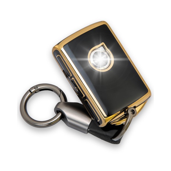 wnilian keyshell keychain for volvo key fob cover case fits