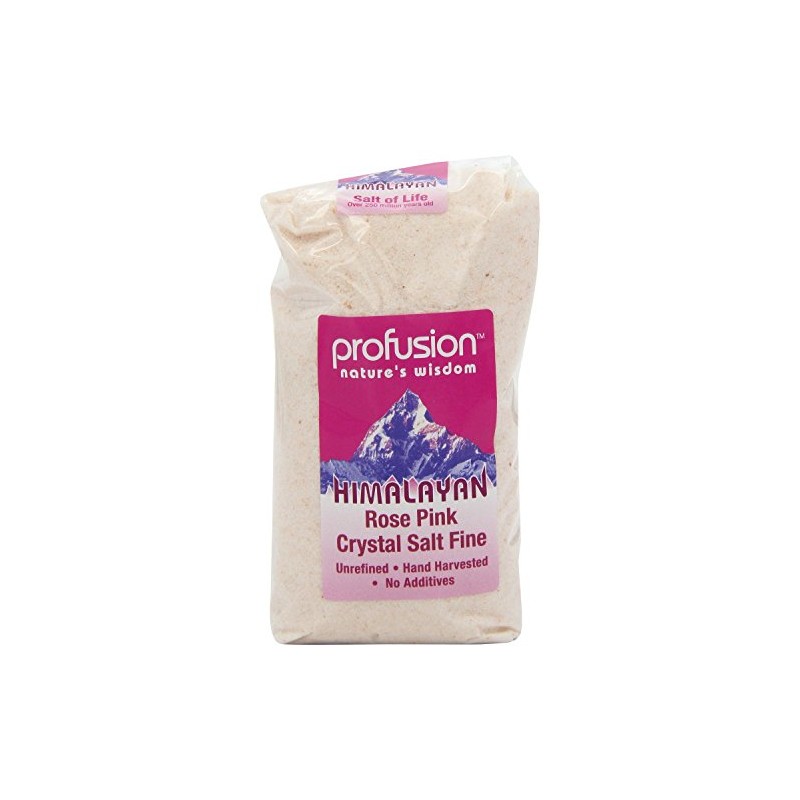 Profusion Himalayan Rose Pink Salt Fine (500g) - Pack of