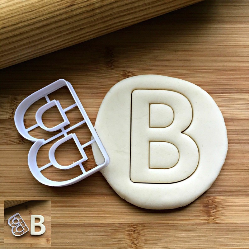 Sweet Prints Inc Letter B Cookie Cutter - Dishwasher Safe