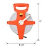 QWORK Tape Measure, 1/2" x 330' Open Reel Dual Sided