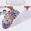 7VSTOHS Shower Mat, Non-Slip Round, Soft Comfort Bath Mats with