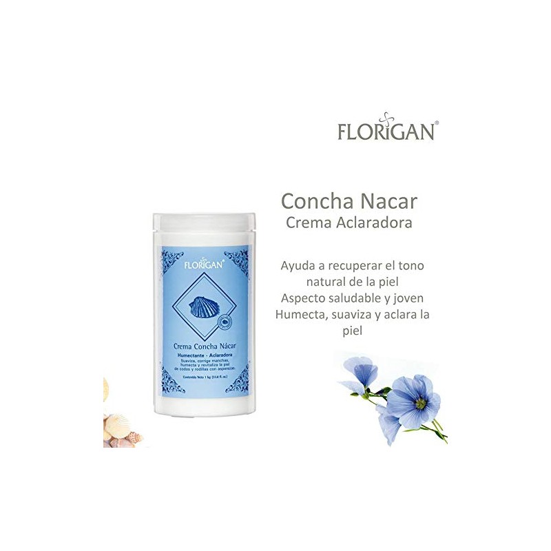 Crema Concha Nacar Aclaradora Florigan 1Kg