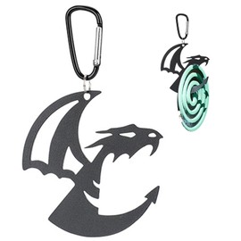 EsiFare 1 個 蚊取り線香ホルダー 蚊取りホルダー 蚊取り線香立て 龍の形 屋外 屋内 防蚊 吊り下げ可能 多機能 耐熱性 耐久性 ビーチ 庭 キャンプ 釣り 登山 約9*9CM 約59.9g