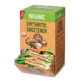 Natural Erythritol Organic | 144 Bags of 5 g | Sugar Substitute - Keto and Paleo - 0 Glycemic Index - Calorie Free - 0 Net Carbohydrates - No GMO - Castello since 1907-720 g