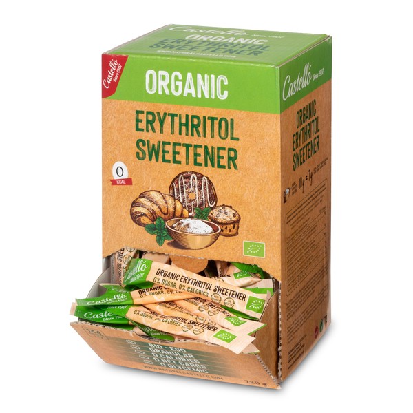Natural Erythritol Organic | 144 Bags of 5 g |