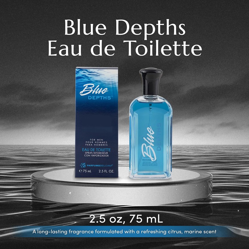 PB ParfumsBelcam Blue Depths Eau de Toilette Fragrance Spray -