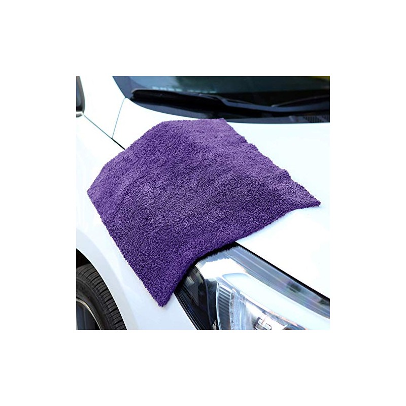BW&HM 5 x 40cm Purple Super Absorbent Microfibre Car Motorcycle