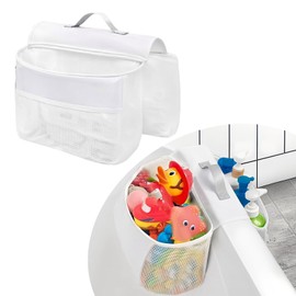 Badespielzeug Aufbewahrung, Badespielzeug-Netz, Badewannenspielzeug Hängeorganizer Tasche, Badewannenspielzeug Mesh Tasche zum Sortieren und Aufbewahren von Spielzeug
