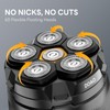 Head Shavers for Bald Men, 6D Magnetic Floating Blades, Smooth