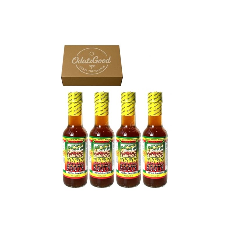 Baba Roots Herbal Beverage 5oz (145ml) 4-Pack – Product of