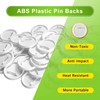 200Sets 44mm/1.73 inch Blank Button Supplies Badges Buttons Parts for