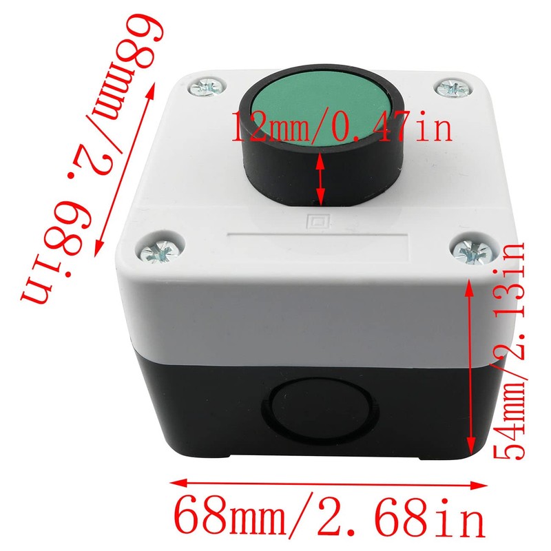 Push Button Switch Box LQ Industrial ABS Weatherproof Momentary Push
