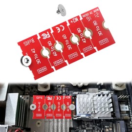 M2+M.2 NGFF/NVME SSD Adapter 2230 2242 2260 2280 NVME SSD Length Extend Adapter SSD Extended Transfer Bracket Card Plate Pcb Board for PC Computer Case