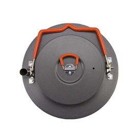 Camping Kettle, Portable Campfire Coffee Teapot, Fast Heating, Outdoor Equipment, Ideal for Outdoor Hiking, Camping, Picnic, Kettle, Teapot, Coffee Pot (1.6L)