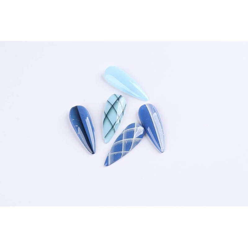 LANODO 3 Pieces Nail Stickers 5D Line Beauty Multiple Styles