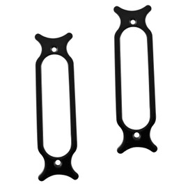 LQ Industrial 2PCS 100x26x2mm Black Guitar Pickup Mounting Ring Metal Electric Guitar Single Coil Pickup Border Suitable for ST SQ Electric Guitar Replacement Part