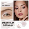 Kaely Cream Single Eyeshadow Makeup, Pearl Beige Shimmer Highly Pigmented