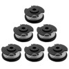 6pcs 0.065" 17ft Replacement Trimmer Spool Compatible with Hyper Tough,Weed