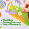 Breezy Valley 9 Sheets Easter Window Clings Decorations for Glass