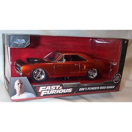 jada FAST & FURI0US Dom's Plymouth Road Runner car 1:24 scale diecast model