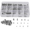 HanTof 340Pcs M2.5, M3, M4, M5, M6, M8 Metric Hex