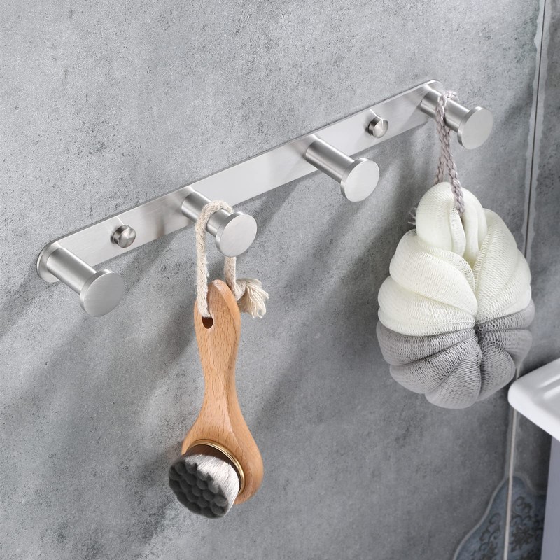 LOLYPOT Towel Hook, Bathrobe Hook, Wall Hook, Clothes Hook, 304