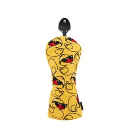 Hybrid Headcover Yellow Golf Hybrid Head Covers for Men Women Hybrid Golf Headcovers with Tags #2 3 4 5 6 UT Protect Your Clubs