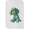 Azeeda 'Green Poodle with Glasses' Plastic Ice Scraper (IC00038909)