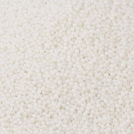 Pandahall 50g White Mini Micro Glass Beads 0.6-0.8mm 3D Tiny Caviar Nail Art Decoration Imitation Pearl Beads for Nail Care No Hole