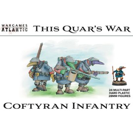 Wargames Atlantic, This Quar's War, Quar Coftyran Infantry, 28mm Hard Plastic Miniatures