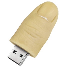 LEIZHAN Cute USB Flash Drive Character Thumb Drive for Kids Students Gift Pendrive (32GB, Thumb Shape)