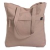 Terra Thread Organic Cotton Executive Work Tote Bag, Charcoal Grey