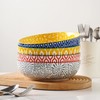 Selamica Ceramic 30 Ounce Large Pasta Bowls 8 inch Serving