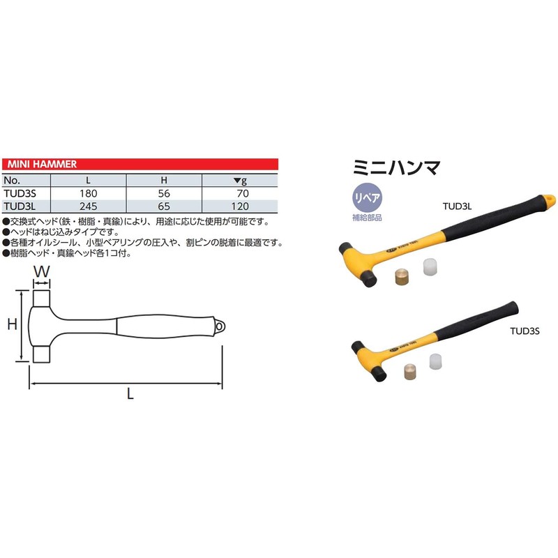 KTC (ke-te-si-) minihanma tud3s