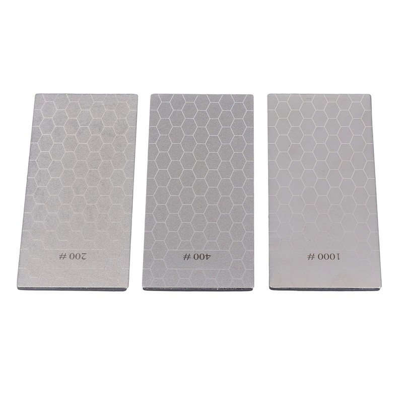 3PCS Sharpening Stone with Non Slip Base 200 400 1000