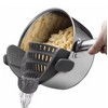 Clip-On Silicone Strainer for Pots & Pans – Compact Colander