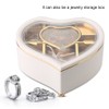 Heart shaped Dance Ballet Music Box Jewelry Spinning Music Box