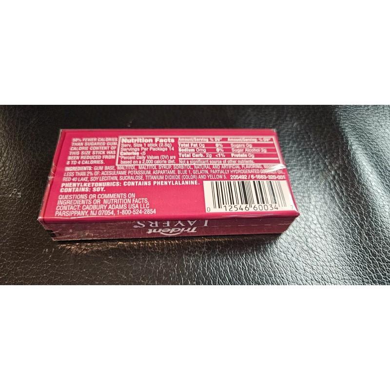 Trident Layers Sweet Cherry Island Lime Single pack Discontinued Collectible