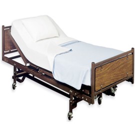 Fitted Hospital Bed Sheet, Soft Jersey Knitted T-Shirt Quality [1 Pack]