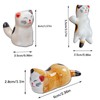 6 Pieces Ceramic Chopsticks Rest Ceramic Cat Chopsticks Rest for